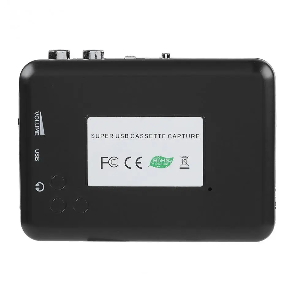 USB Cassette Tape Converter Super Cassette to MP3 Audio capture Music Player Tape to PC Portable Cassette-to-MP3 Converter