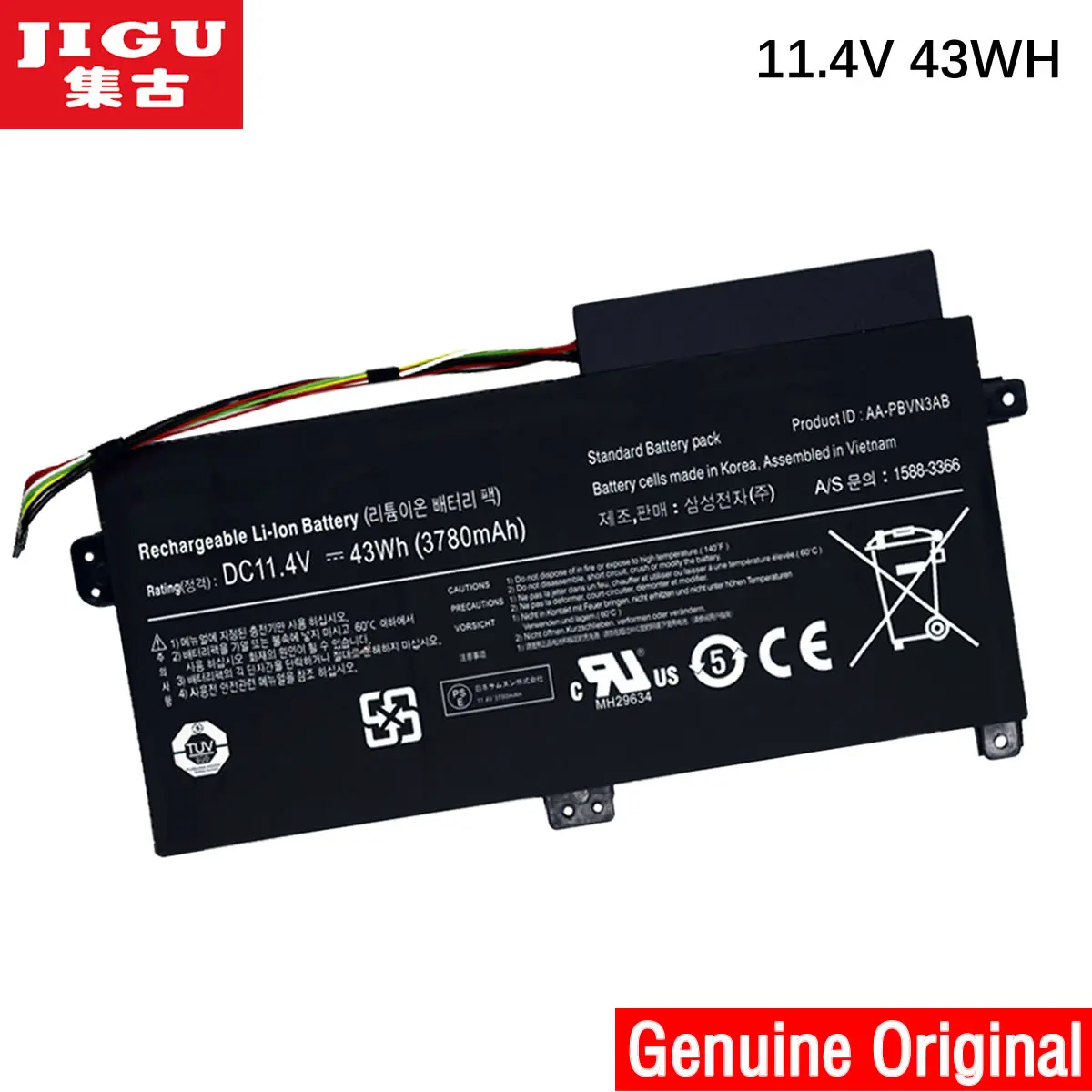 Оригинальный аккумулятор JIGU для ноутбука SAMSUNG NP370R4E NP370R5E Np450r5e Np470 Np510 с на 1 5 |laptop