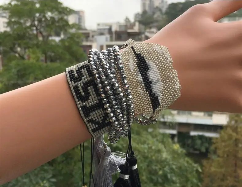 SANDEI Beads браслеты с подвесками, набор модных ювелирных изделий, Серебряный сексуальный браслет с губами, ювелирные изделия с кристаллами Pulsera для женщин