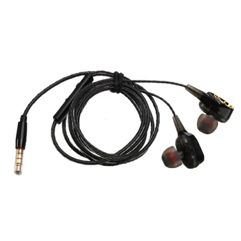 

New Dual Drive Stereo Earphone In-ear Headset Earbuds Bass Earphones For iPhone huawei Xiaomi 3.5mm Earphones With Mic