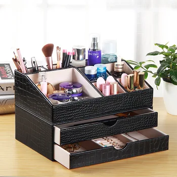 

Drawer type desktop dressing table skin care brush lipstick rack cosmetic storage box ZP01121547
