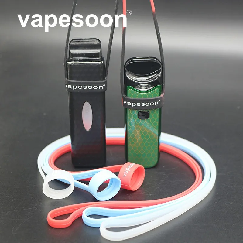 

VapeSoon Universal Protective Silicone Lanyard For Smok Nord Kit/ Novo Kit Jomo Royal 30 Kit EGO AIO Quick Start Kit