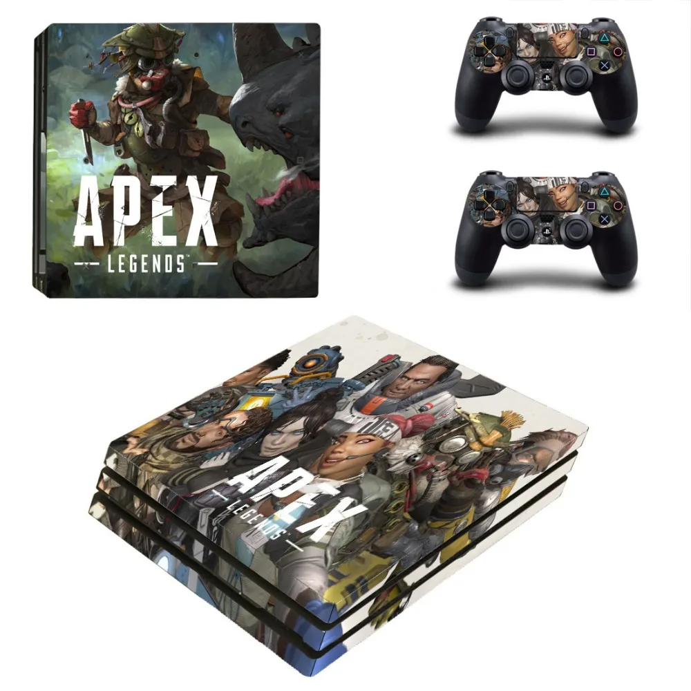 Виниловая наклейка на консоль PlayStation 4 и 2 контроллера PS4 Pro|Наклейки| |