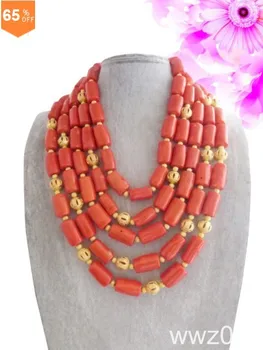 

NEW Factory Outlet / Free Shipping // coral necklace earring