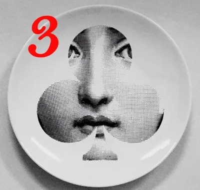 8 дюймов rosenthal Piero fornasetti декоративная пластина коллектора подвесные тарелки в западном стиле, В миланском стиле настенные украшения фарфоровая ваза настенные тарелки - Цвет: 3