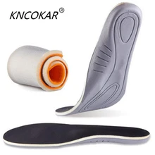 KNCOKAR 1 пара высокого качества EVA амортизационные с эффектом памяти подвижные стельки Дышащие впитывающие пот u-образная чашка противоскользящая стелька горячая распродажа