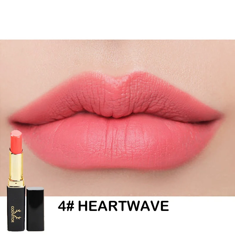 03 GOOVITOR Косметика Labial коврики оттенок бархат матовая помада нуд красный макияж Kyliejenner красота Бальзам для губ Stick Корейский Maquiagem - Цвет: 03