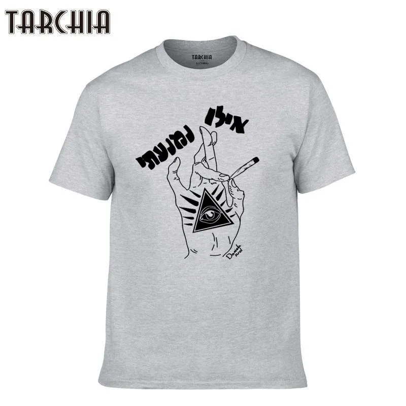 

TARCHIA 2019 student fashion Print Short Sleeve smoke hand O-Neck Summer cotton T-Shirt Tee Shirts cloth new Tops boy male Men