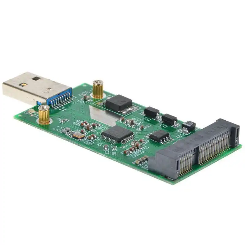 Usb 3 0 к Mini Pcie Msata Ssd Внешний Конвертор адаптер|Платы расширения| |