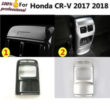 Высокое качество для Honda CRV CR-V 2017 2018 Тюнинг автомобилей крышка отделка ABS Хром Задняя кондиционер на выходе Vent 1 шт.
