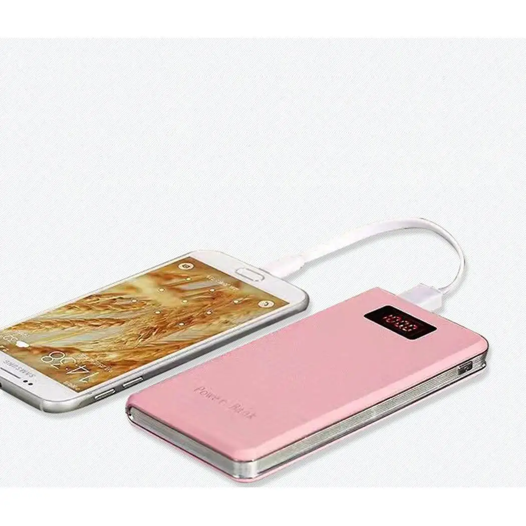 20000 мАч Внешний аккумулятор для Xiaomi iPhone samsung, портативный внешний аккумулятор, зарядное устройство для мобильного телефона, внешний аккумулятор, светодиодный светильник 3USB