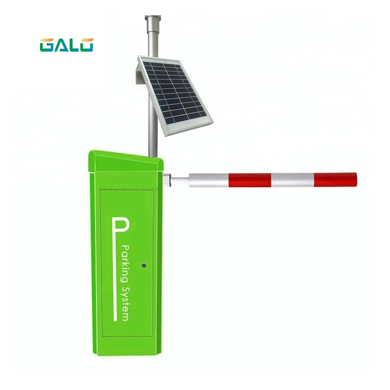 Solar Power Parking Lot Barrier Gate, 5 Meter Barrier Gate with