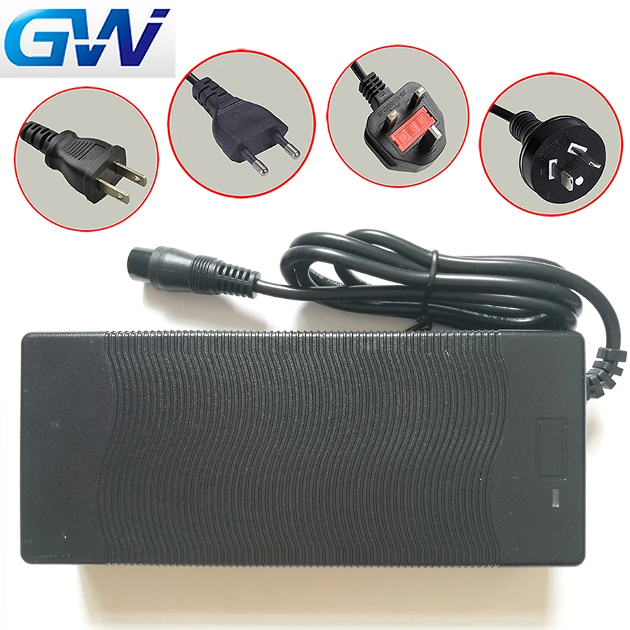 Discount Gotway MCM4 MCM5 ACM Msuper Tesla charger 67.2V unicycle adapter charger 100-240V 1