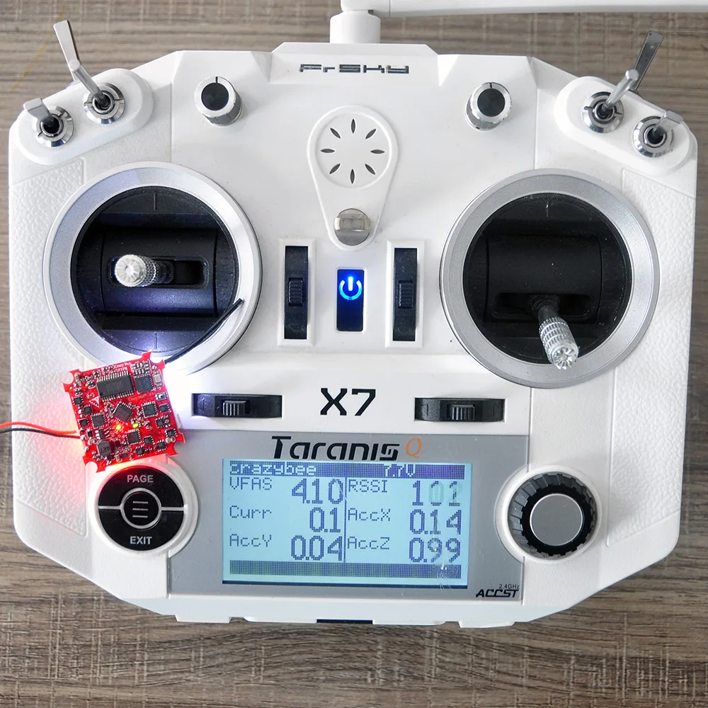 JMT Crazybee F3 Контроллер полета OSD измеритель тока 4 в 1 5A 1S Blheli_S ESC совместимый Frsky/Flysky приемник для мультикоптера