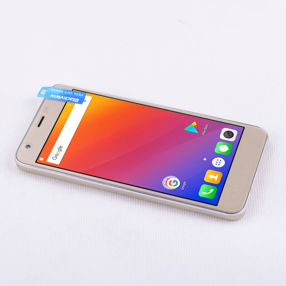 Blackview A7 смартфон 5 0 дюймов HD экран Android 7 мобильный телефон MT6580 четырехъядерный gps 3g