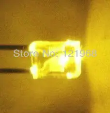 (CE &amp Rosh) желтый квадратный диод dip 2x3x4 мм цветной светодиодный 585-595nm 2 0-2 5 в 100 шт 234