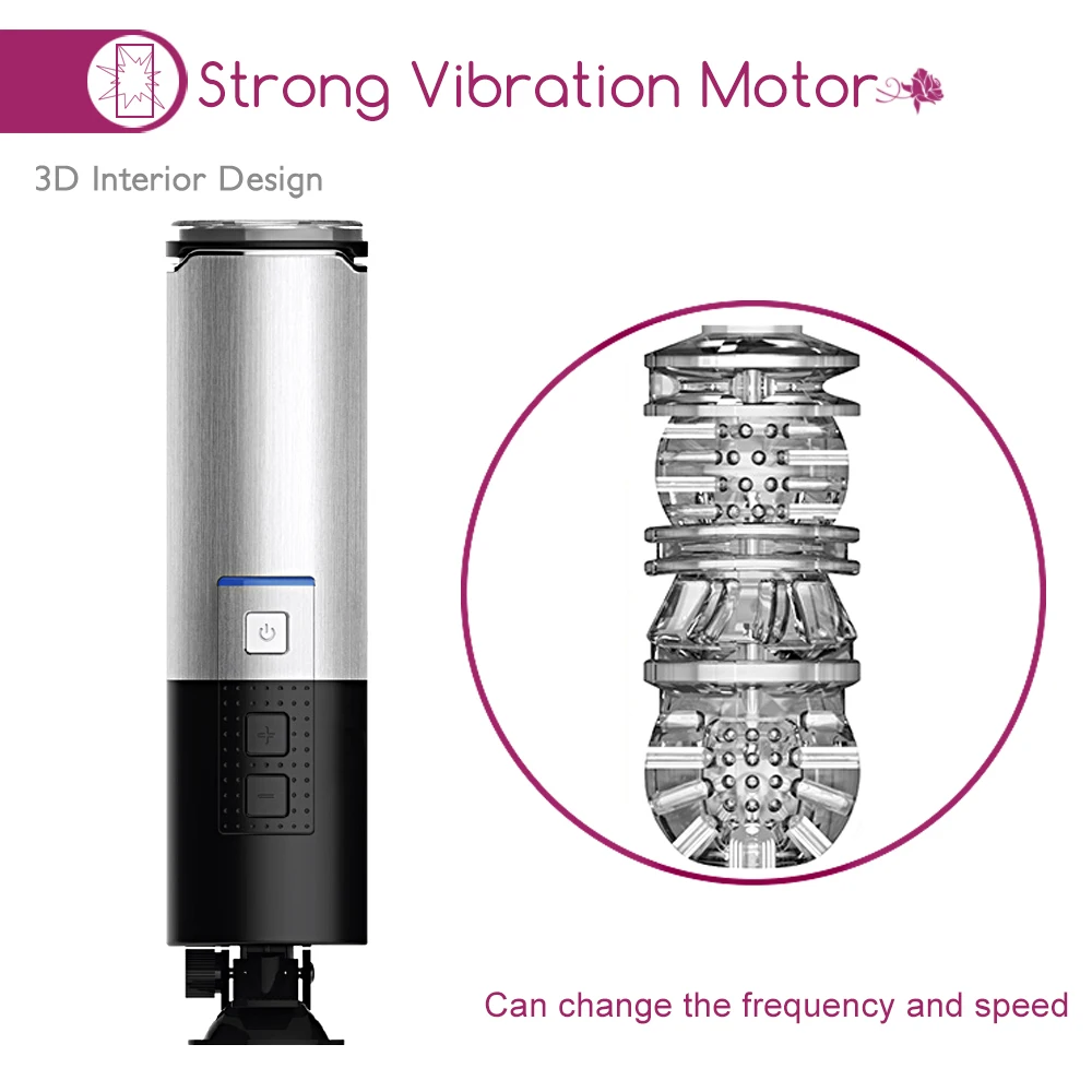 Sex Product Piston 0-380minute Super Fast Retractable Automatic Male Masturbator Electric Masculino Vagina Adult Sex Toy For Man 3