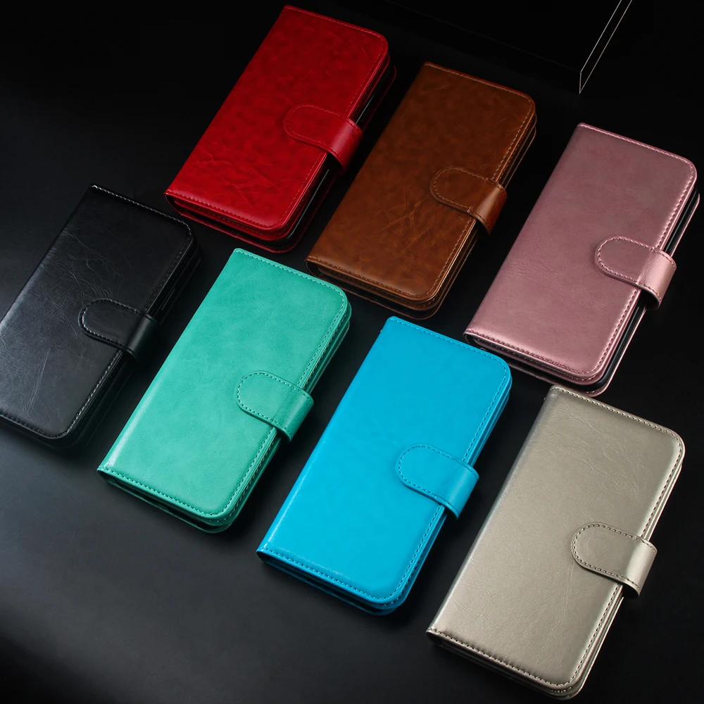 HAISSKY Case For iPhone X Xs Max Xr Leather Luxury Wallet Card Case Flip Cover For iPhone 7 8 Plus 6 6s Plus 5 5s SE Phone Case