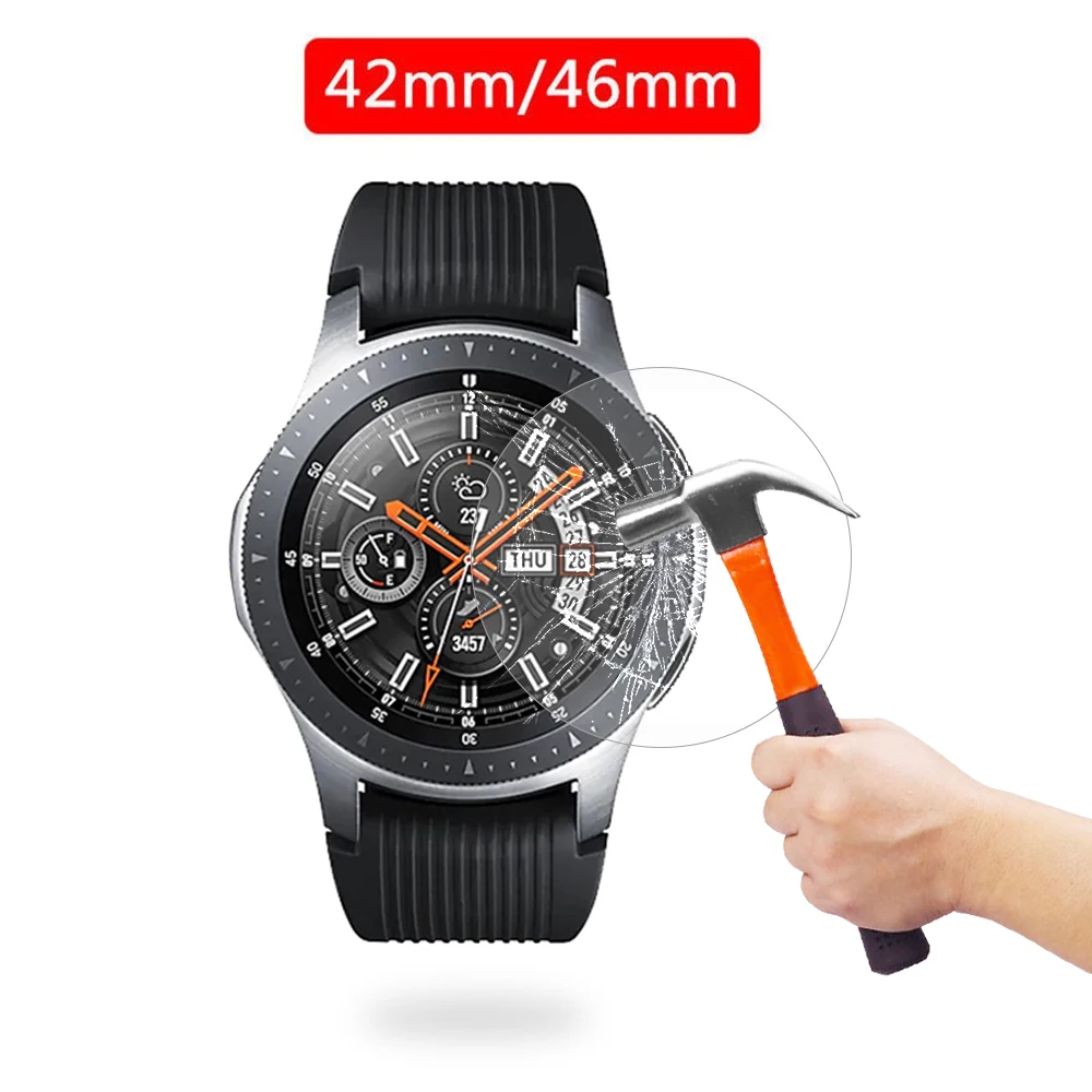 Для Samsung Galaxy Watch 1 шт. 42 мм и 46 закаленное стекло Защита для экрана Защитная пленка