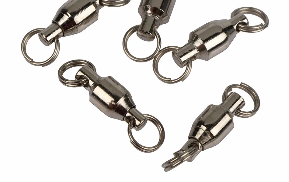 #6 pesca em aço carbono acessórios do gancho do conector