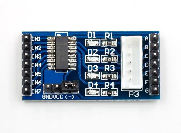ULN2003 шаговый двигатель драйвер плата модуль для 5 В 4 фазный линия 28BYJ 48 Arduino