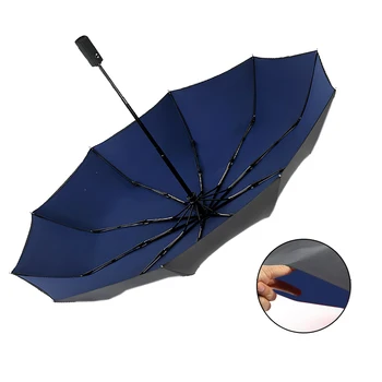 

Double Layer Full Automatic Umbrella Business for Man Parasol Male Paraguas Windproof Folding Umbrella Rain Women Sunshade