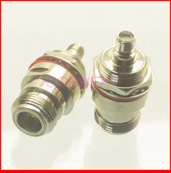 

5pcs/lot N female jack to SMA female jack nut bulkhead RF adapter connector
