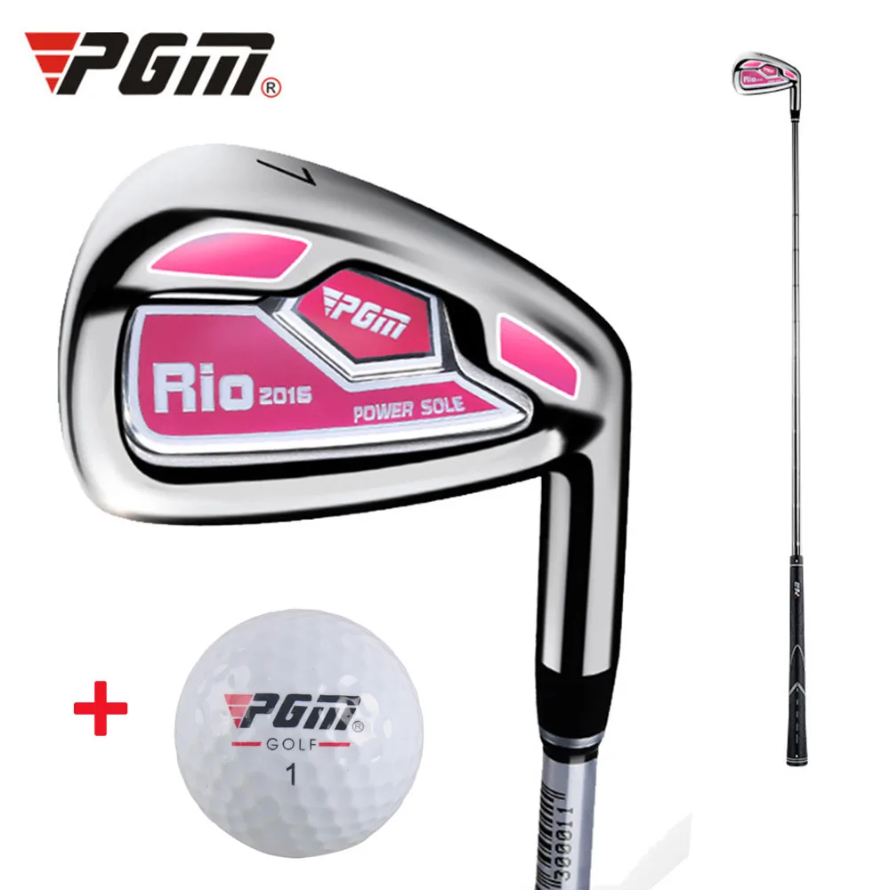 

PGM No.7 Golf Club Women's Irons Putter Chip Silver Stainless Steel Carburizing Grinding Push Rod Chipping Training With Ball