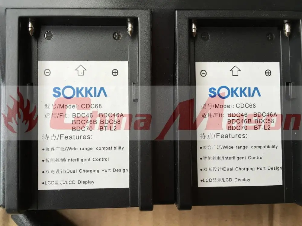 Sokkia двойное зарядное устройство CDC68 CDC68D для BDC46 BDC58 BDC70 батарея с ЖК diaplay|sokkia cdc68