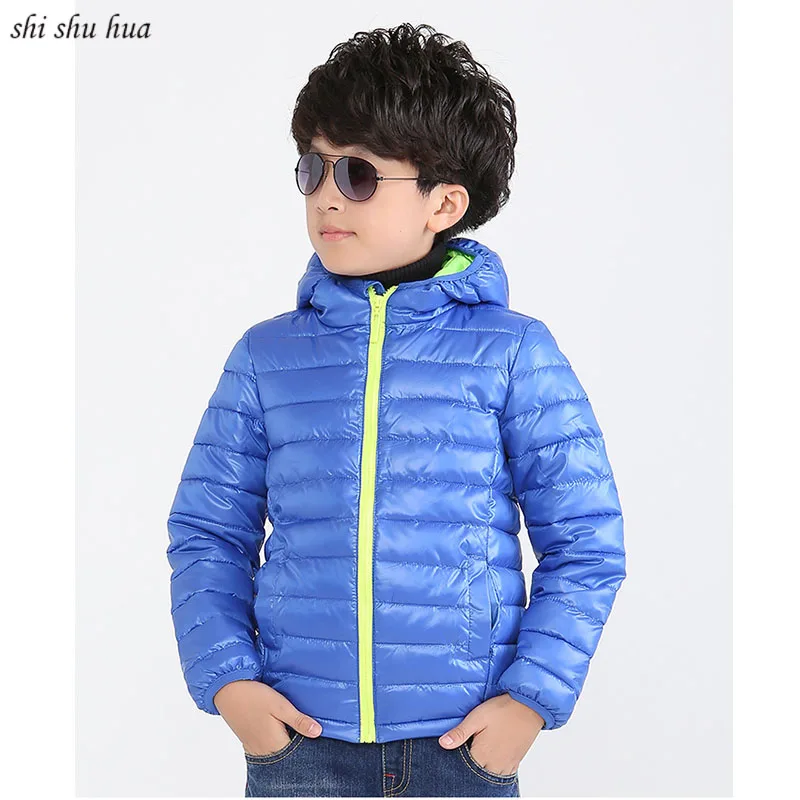 Buy Baby boy's clothes winter hooded warm coat down