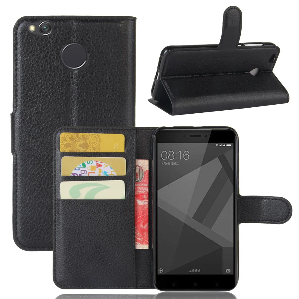 

Leather Flip Phone Case Cover for Xiaomi Redmi Note 4 5 6 7 Pro Coque Mobile Phone Shell Funda Wallet Cover for Redmi 4X 5A S2