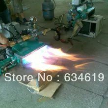 350kw быстрый нагрев LPG/NG линейный горелки горячего воздуха газовый обогреватель автоматического управления горелка для духовки