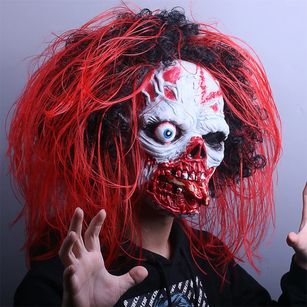 Scary Bloody Zombie Mask Skull Mask Masquerade Masks Halloween Accessory Props (2)