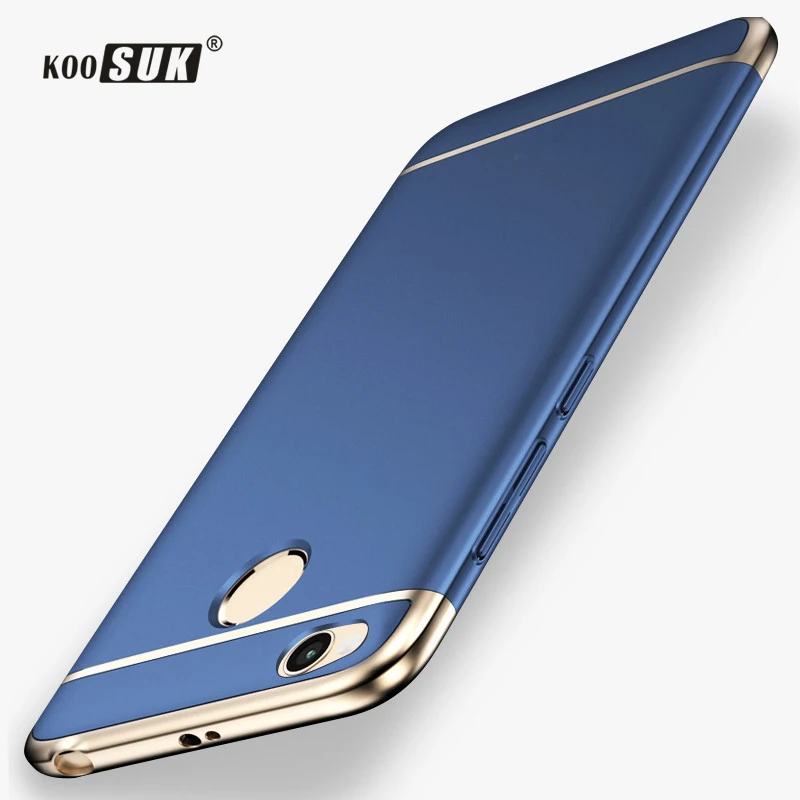 Чехол для Redmi 4X Xiaomi 4A 4 Prime задняя крышка Жесткий Оригинальный чехол 3 в 1 с