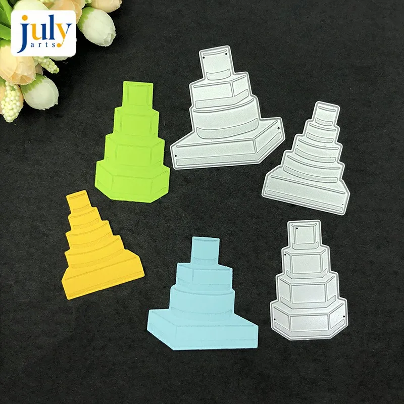 

Julyarts Metal Dies Steel Metal Cutting Dies Stencil Cake Curtain Craft Dies for Scrapbooking Handmaking Gift Decorative Craft