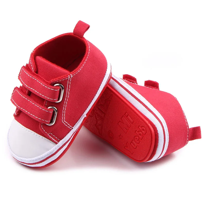 Удобная парусиновая обувь с мягкой подошвой для малышей с двойным крючком; детская обувь для малышей