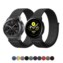 22mm/20mm Nylon strap for samsung galaxy watch active 46mm 42mm S3/S2 Frontier/Classic huami amazfit gt band sport loop bracelet