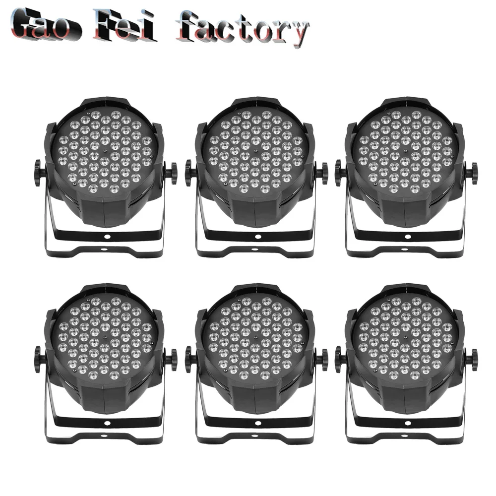 

Stage Light 54 X 3W RGB Led DJ Par Light Indoor Aluminum Shell Background Projector 3IN1 Spot Light DMX512 Par led (6pcs/lot)