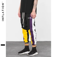 Модные обтягивающие мужские брюки-карго в стиле хип-хоп, повседневные штаны-шаровары длиной до щиколотки, мужские спортивные штаны с эластичной резинкой на талии, 8849W