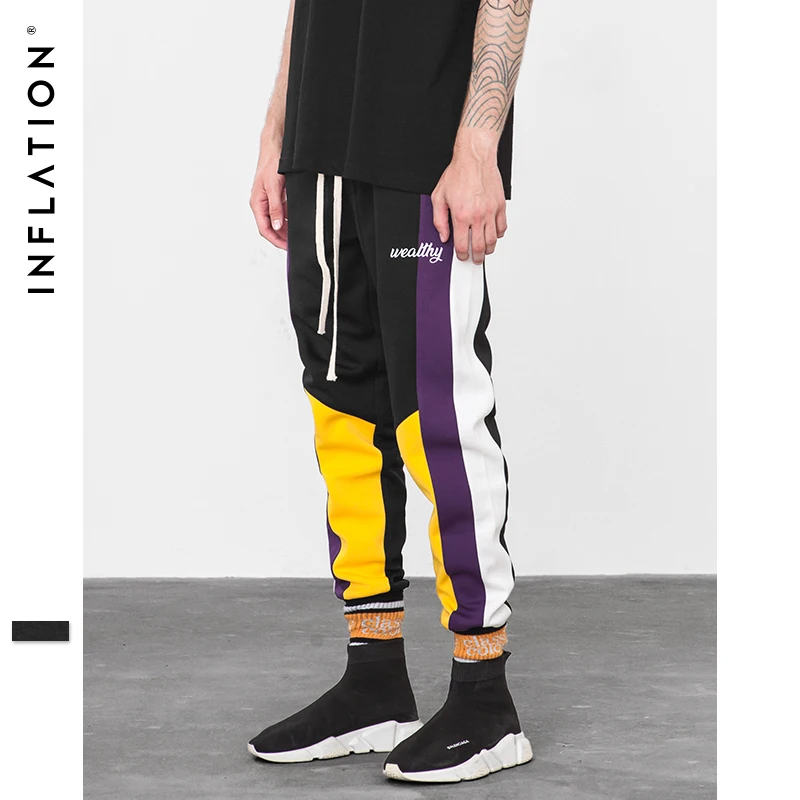 INFLATION Skinny Hip Hop Fashion Men Cargo Pants Casual Ankle-length Harem Jogger Elastic Waist Mens Casual SweatPants 8849W INFLATION Skinny Hip Hop Fashion Men Cargo Pants Casual Ankle-length Harem Jogger Elastic Waist Mens Casual SweatPants 8849W