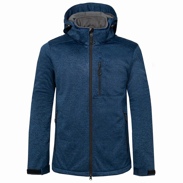 Мужские зимние 3L термальный теплый флис для походов куртки Новые водонепроницаемые уличные пальто с капюшоном Рыбалка Охота софтшелл для кемпинга одежда - Цвет: 8007 navy blue