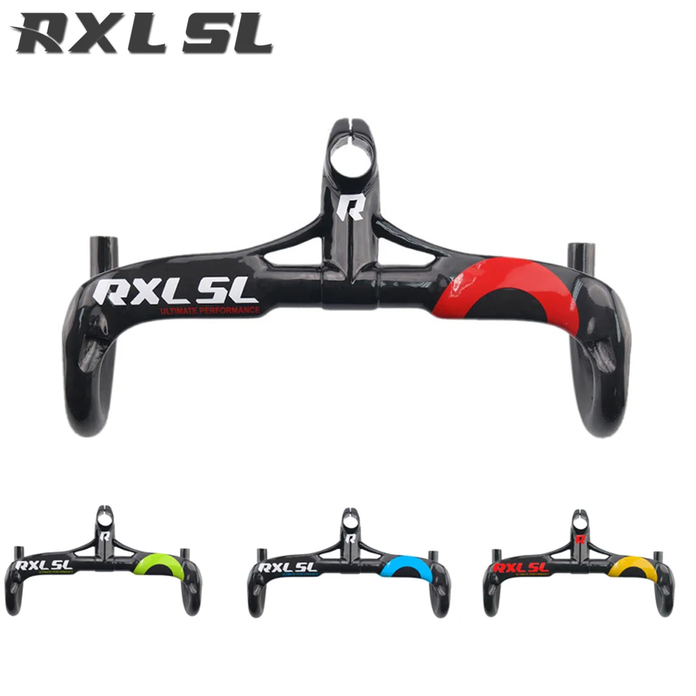 

RXL SL Bicycle Carbon Road Integrated Handlebar and Stem 28.6mm Black Road Handle Bars 2019 Broken Wind Handlebar