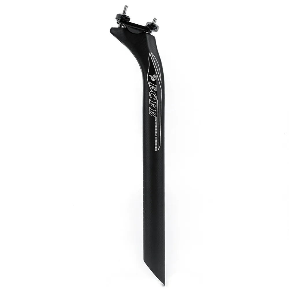 

FCFB 3k seatpost matt +glossy sticker bike carbon fiber mountain bike road bike seatpost saddle tube back 25mm seatpost