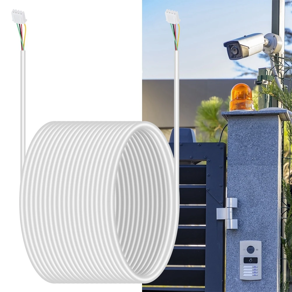 

4 Wire Copper Line 20m for Video Intercom Color Video Door Phone Doorbell Wired Intercom Cable on Sale