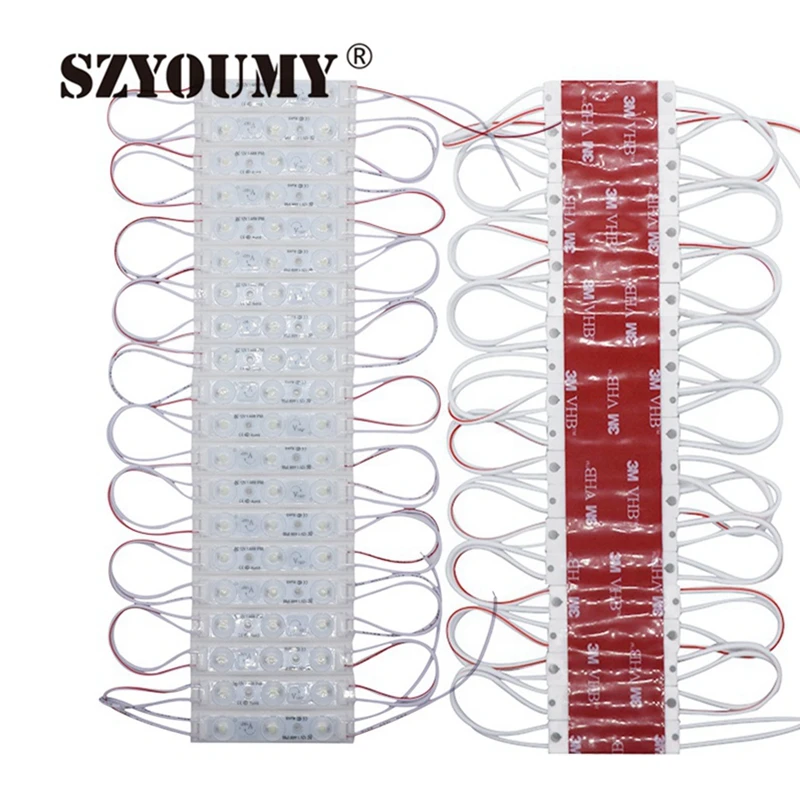 SZYOUMY DC12V Светодиодные модули знаков с линзой светодиодная подсветка для вывесок