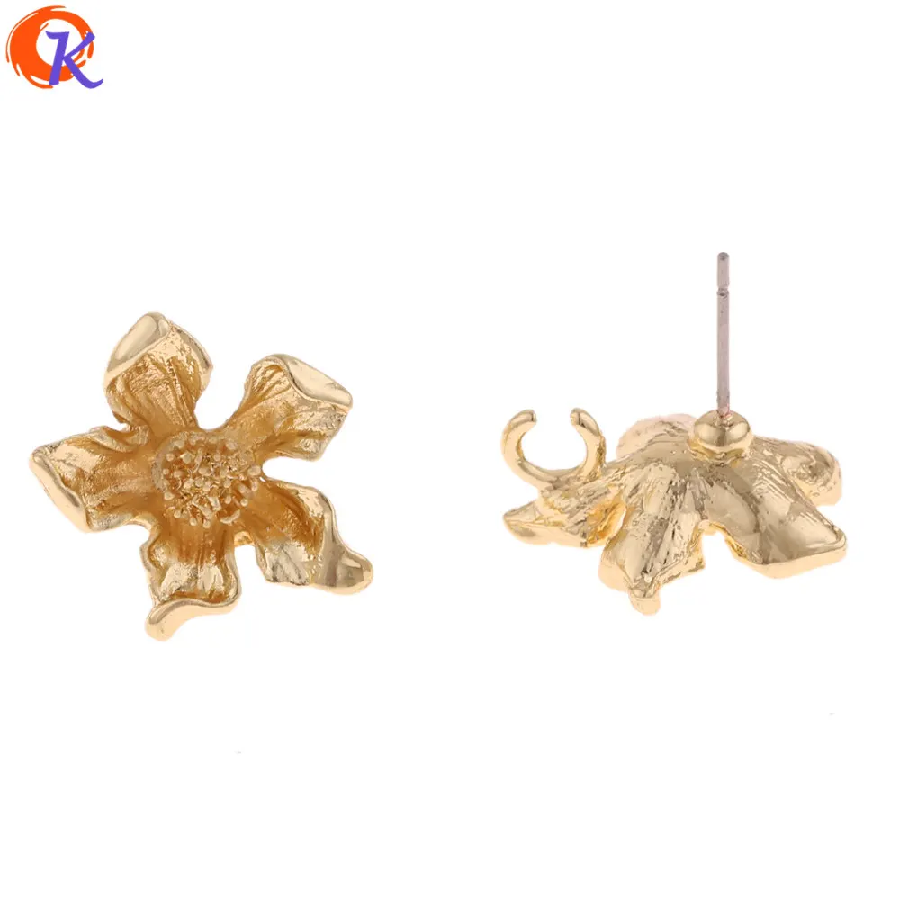 

Cordial Design 100Pcs 16*18MM Jewelry Accessories/Earrings Stud/Flower Shape/DIY Earrings Making/Hand Made/Earring Findings