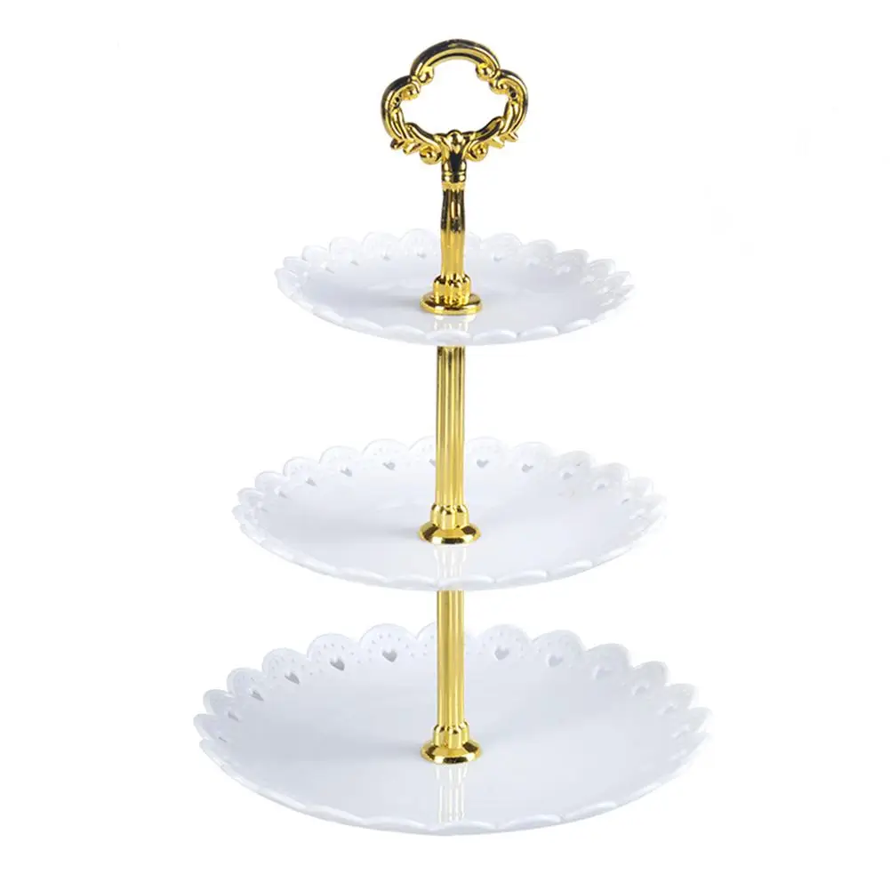 Three-layer Fruit Plate Cake Stand Kitchen Accessories Home Party Dessert Storage Rack Festival Supplies Cupcake Storage Holder Three-layer Fruit Plate Cake Stand Kitchen Accessories Home Party Dessert Storage Rack Festival Supplies Cupcake Storage Holder