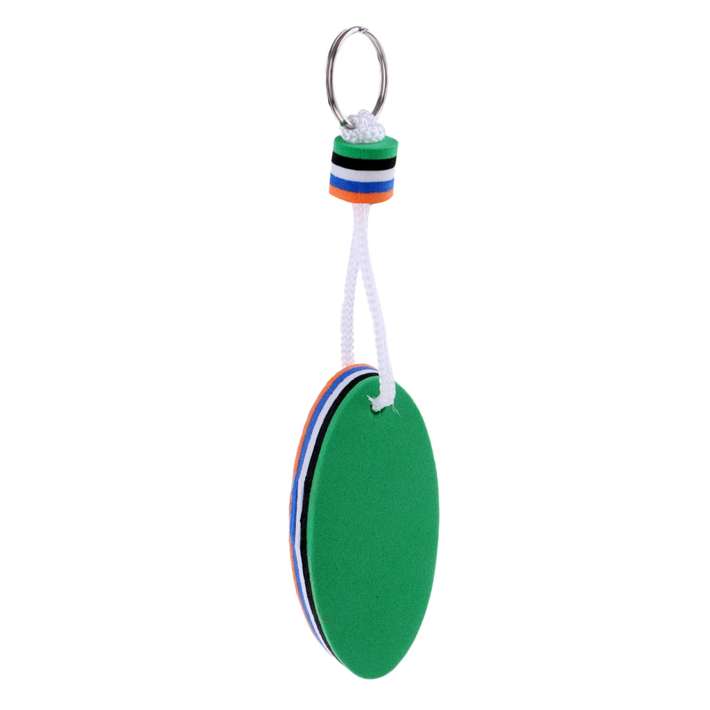 4Pcs Surfboard Shaped Floating Keyring Water Buoyant Key Ring Chain Marine Sailing Boat Float Key Ring Novelty Keychain