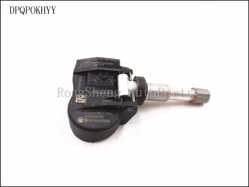 DPQPOKHYY 1 шт. 315 МГц для Mitsubishi Lancer Outlander TPMS датчик давления в шинах OEM 4250B975 S180052027C |