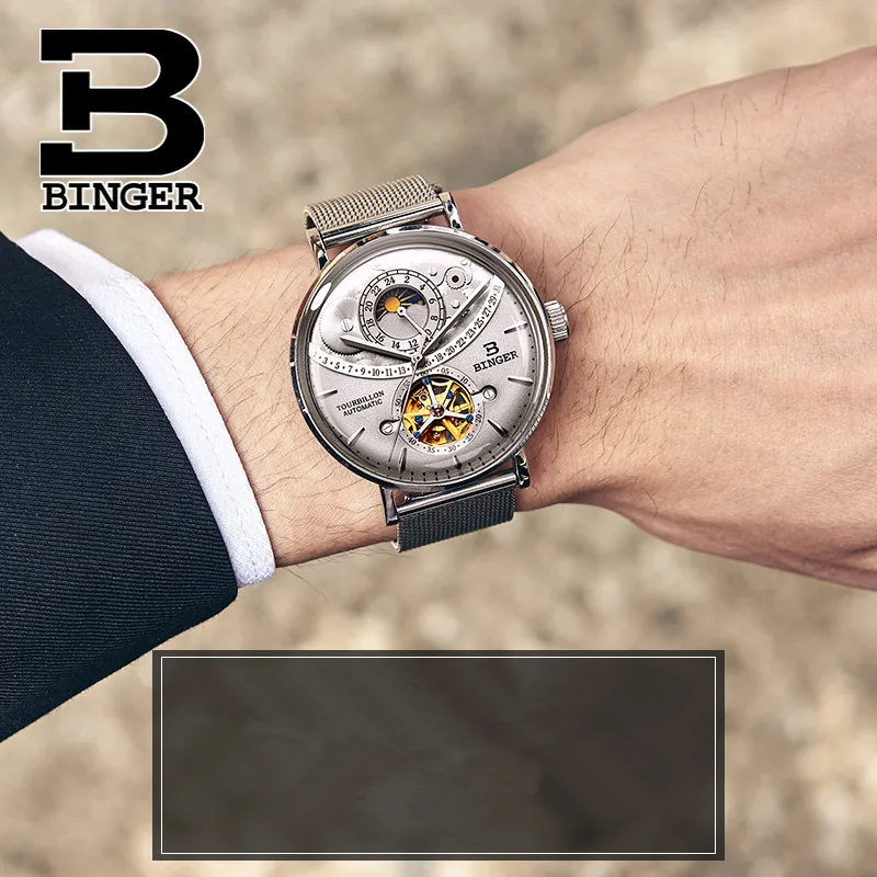 الأزياء بارد 3D منحني الزجاج الرجال توربيون الساعات الذاتي لف تحلق عجلات الميكانيكية ووتش الصلب الكامل Milanese ساعة معصم الأزياء بارد 3D منحني الزجاج الرجال توربيون الساعات الذاتي لف تحلق عجلات الميكانيكية ووتش الصلب الكامل Milanese ساعة معصم